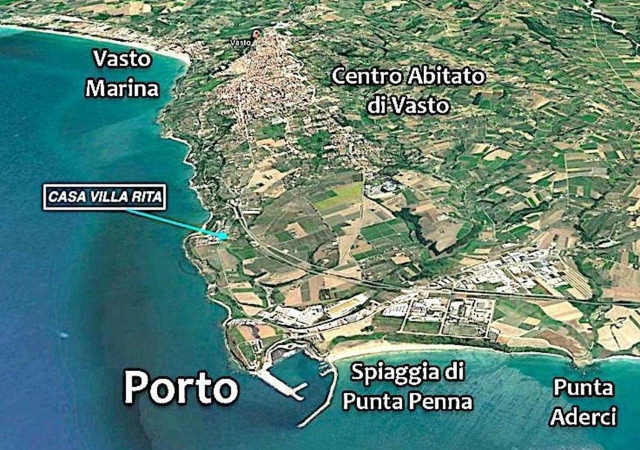 Villa Rita - Casa Vista Mare - Vasto Punta Penna Exterior foto